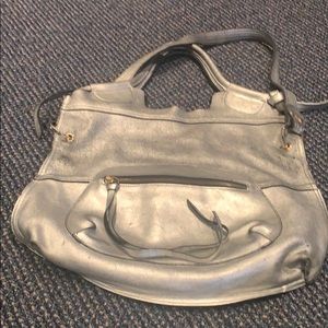 Foley + Corinna Silver Satchel.